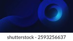 Abstract blue modern background with. Dynamic geometric shapes. Vector illustration.