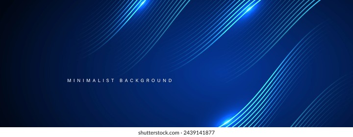 Abstract blue modern background with. Dynamic geometric shapes. Vector illustration.
