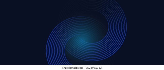 Abstract blue modern background with. Dynamic geometric shapes. Vector illustration.