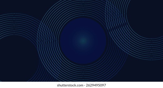 Abstractas fondo azul moderno con. Formas geométricas dinámicas. Ilustración vectorial.