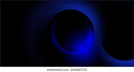 Abstract blue modern background with. Dynamic geometric shapes. Vector illustration.