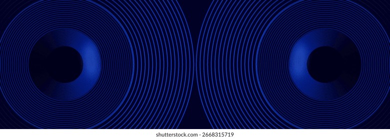 Abstract blue modern background with. Dynamic geometric shapes. Vector illustration.