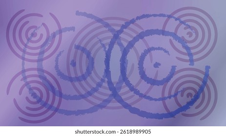 Fundo de pincel azul e moderno abstrato com qualquer ciclo e grão macio