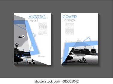 abstract blue modern cover book Brochure template, design, annual report, magazine and flyer layout Vector a4