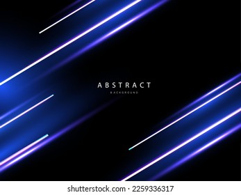 Abstract blue modern decorative stylish background vector