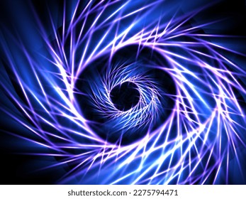 Abstract blue modern decorative stylish background vector