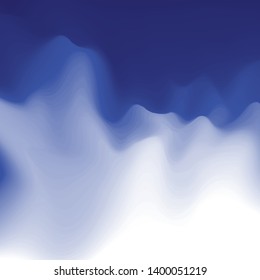 Abstract Blue Modern Dynamic Flow Background