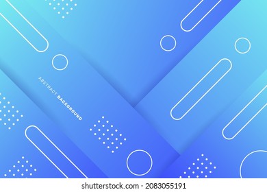 Abstrakter blauer, moderner, eleganter Designhintergrund. - Vektorgrafik.