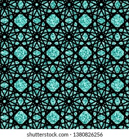 Abstract blue  modern shape for design, porcelain, chinaware, ceramic, tile, ceiling design, texture, wall, paper and fabric, vector illustration. Seamless background.
