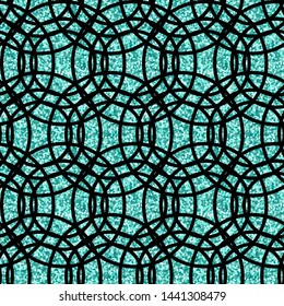 Abstract blue  modern shape for design, porcelain, chinaware, ceramic, tile, ceiling design, texture, wall, paper and fabric, vector illustration. Seamless background.