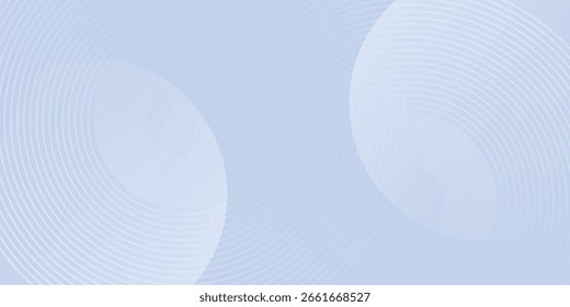 Abstract blue modern simple background with circle elements. Digital technology texture modern
