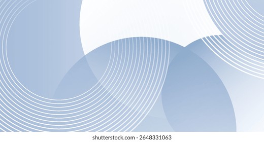 Abstract blue modern style background with circle elements. Digital technology concept element