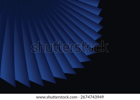 abstract blue modern vector black background for design brochure, website, flyer; geometric blue wallpaper with soft wave patterns, ideal for certificate, presentation, landing page. EPS 10