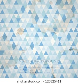 abstract blue mosaic background