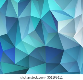 Abstract blue mosaic background