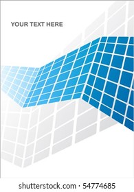 abstrakter blauer Mosaikhintergrund