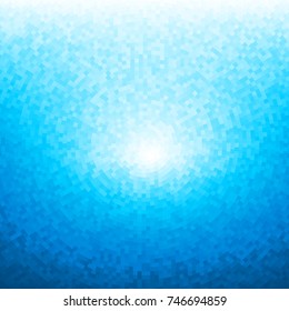 Abstract blue mosaic background. Eps8. RGB Global colors