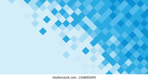 Resumen del fondo azul del mosaico de las formas geométricas Plantilla mosaica