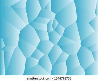 Abstract blue mosaic background vector.