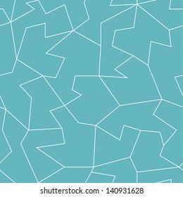 abstract blue mosaic seamless pattern