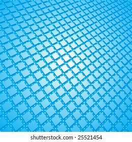 abstract blue mosaic tile background
