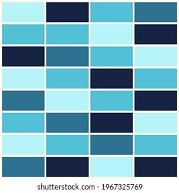 
abstract blue mosaic tile texture vector background