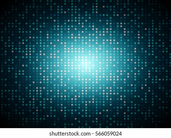 Abstract Blue Mosaic Vector Illustration Background