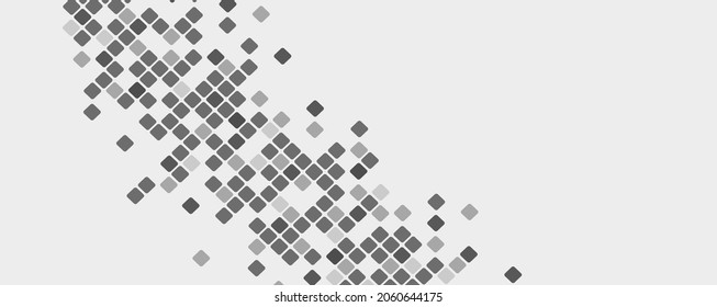 abstract blue mozaic on white background	
