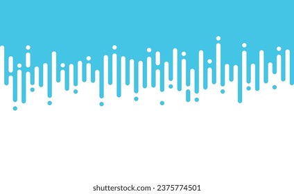 Abstrakter blauer Senf, abgerundete Linien, Hintergrund 