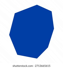 Abstrakt Blau Nauru Einfache Karte
