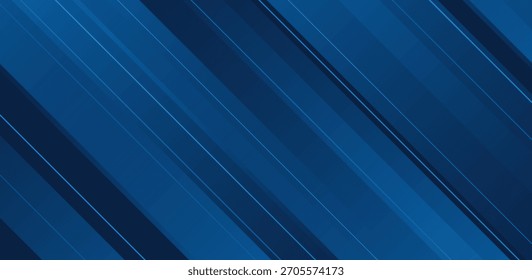 Fondo Horizontal de Anuncio azul marino Abstractas. Colorido. Efecto de línea inclinada. Vector Eps10