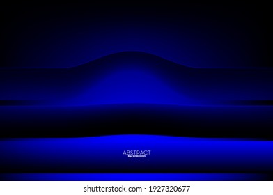 abstract blue navy digital technology mesh gradient background, wallpaper backdrop, banner website template. vector eps.