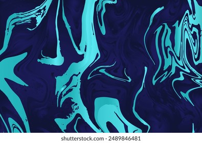 Abstract blue neon vector background.