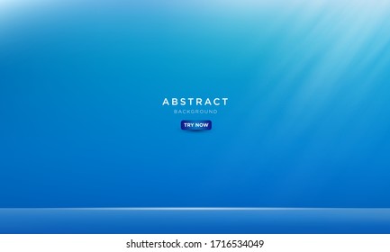 abstract blue ocean background with light effect.