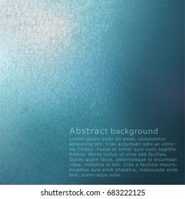 Abstract blue ocean background. Vector illustration design for website template with copy space.