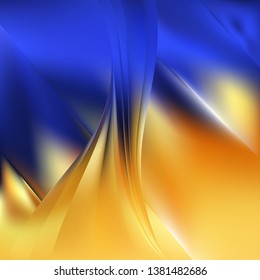 Abstract Blue and Orange Background