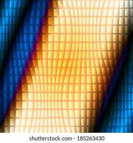 Abstract blue and orange background eps 10