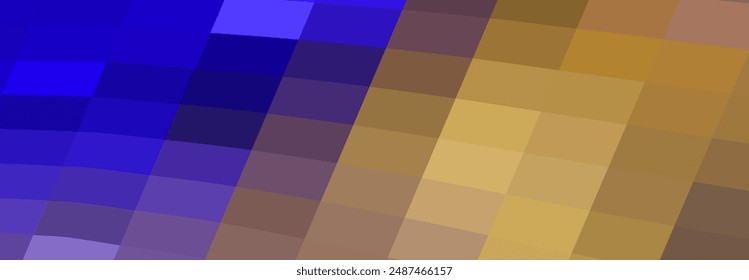 abstract blue orange background with flowing shape geometric