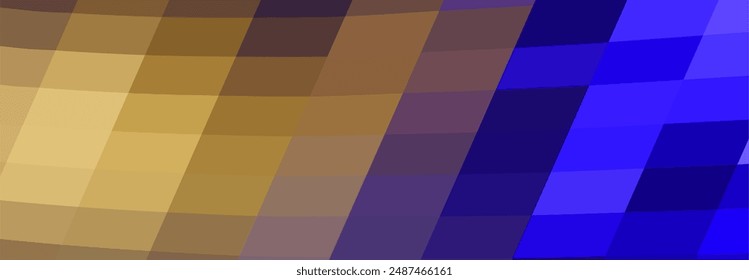 abstract blue orange background with flowing shape geometric