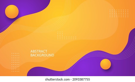 abstract blue and orange background with fluid shapes composition
