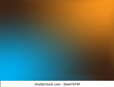 abstract blue orange background with smooth gradient colors and multicolor texture design for brochure /  Easter / Christmas / web template