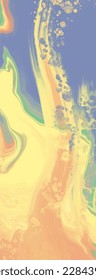 abstract blue orange color background painting design. vector illustration