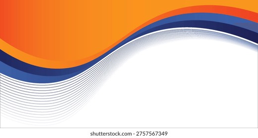 Fondo corporativo azul anaranjado