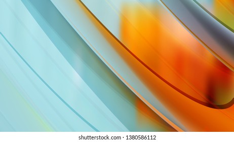 Abstract Blue and Orange Diagonal Background