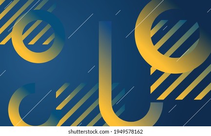 abstract blue orange gradient background