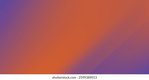 abstract blue and orange gradient color background with blank smooth and blurred multicolored style