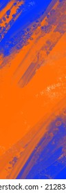 Resumen Fondo de pintura rosa naranja azul. Diseñar elemento de pancarta. Ilustración del vector