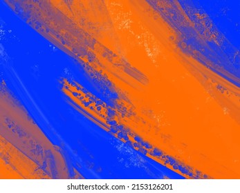 Resumen Fondo de pintura rosa naranja azul. Diseñar elemento de pancarta. Ilustración del vector