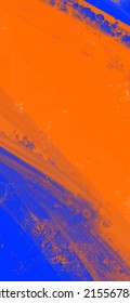 Abstract Blue Orange Pink paint Background. Design banner element. Vector illustration