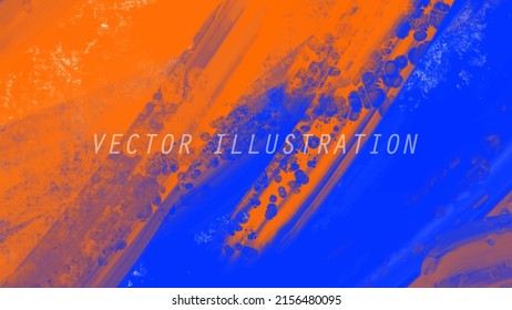 Resumen Fondo de pintura rosa naranja azul. Diseñar elemento de pancarta. Ilustración del vector